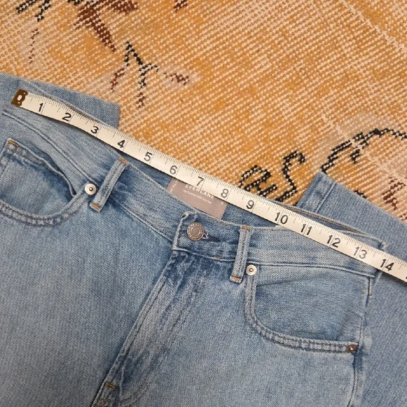 Everlane Light Blue Flare & Wide Leg Jeans - Picture 5 of 8
